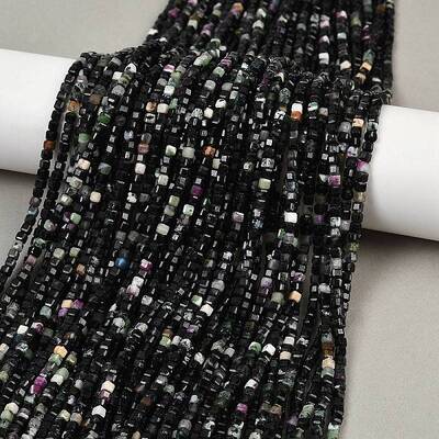 Natural Ruby in Zoisite Beads Strands