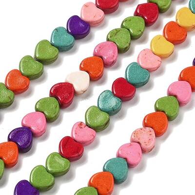 Synthetic Turquoise Beads Strands
