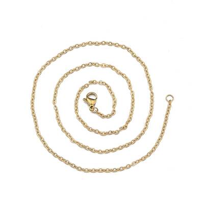 304 Stainless Steel Cable Chains Necklace for Men Women