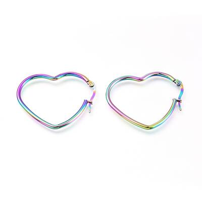 201 Stainless Steel Hoop Earrings