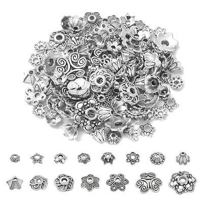 30G Tibetan Style Alloy Flower Bead Caps Sets