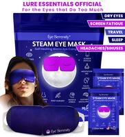 Eye Serenity Warm Eye Compress and Sleep Mask - Self-warming Steam Eye Mask for Dry Eyes, Screen Fatigue, Travel, Gifts -  Ca...