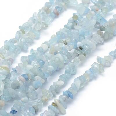 Natural Aquamarine Beads Strands