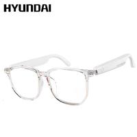 HYUNDAI C8 Pro Wearable Multifunctional Bluetooth Smart Glasses, Durable Anti-Blue Light Glasses with Earbud Headset for Musi...