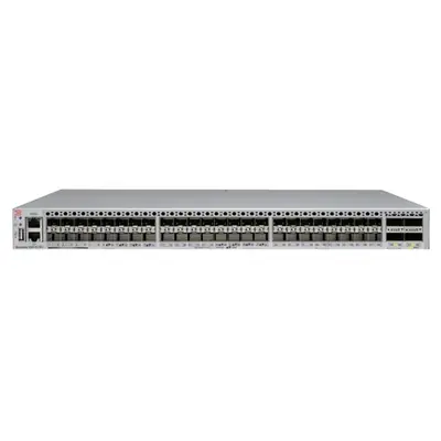Brocade XBR-VDX6740-24-R | VDX 6740 48 x Ports SFP+ (24x Ports Active) 10GBase-X + 4 x Ports QSFP+ (in active) Back-to-Front ...