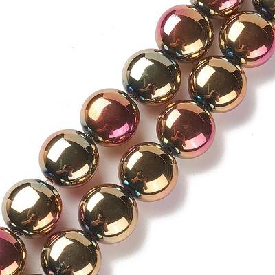 Electroplate Glass Bead Strands