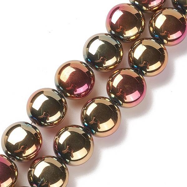 Electroplate Glass Bead Strands