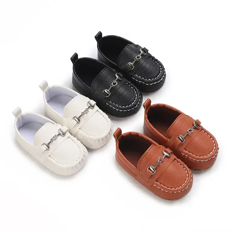 Baby boys and girls casual shoes, light and comfortable loafers, non-slip walking shoes, very suitable for outdoor walking.