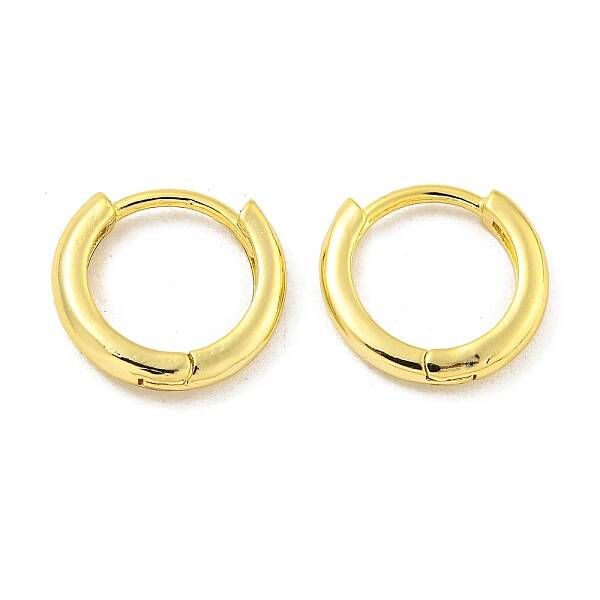 Brass Hoop Earrings