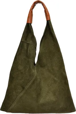 Anna Luchini Borsa A Mano In Pelle color verde Da Donna