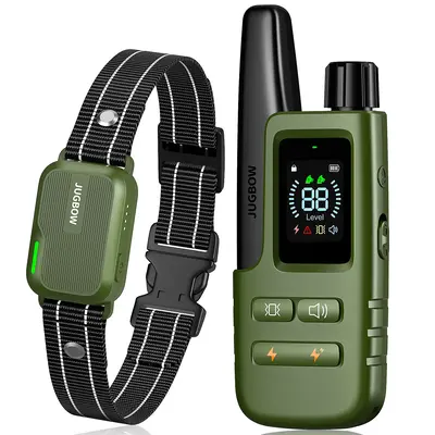 JUGBOW Dog Training Collar 4200FT Dog Training Behavior Aid, Remote IPX7 Waterproof with 4 Training Modes, Outdoor Rechargeab...