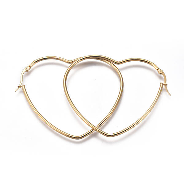 201 Stainless Steel Hoop Earrings