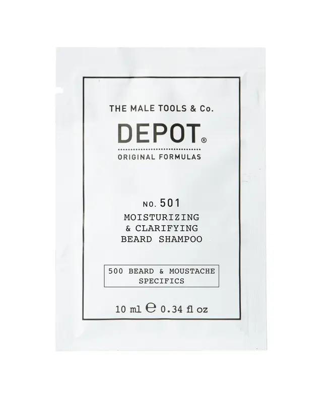 Depot No. 501 Moisturizing Beard Shampoo with Pro-vitamin B5 10 ml