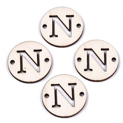 Unfinished Natural Poplar Wood Links Connectors