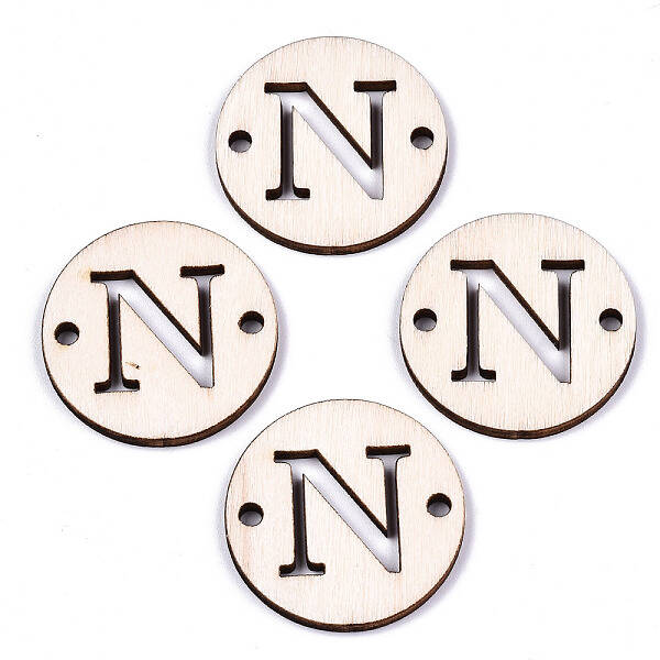 Unfinished Natural Poplar Wood Links Connectors