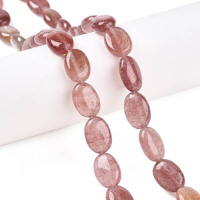 Natural Strawberry Quartz Beads Strands