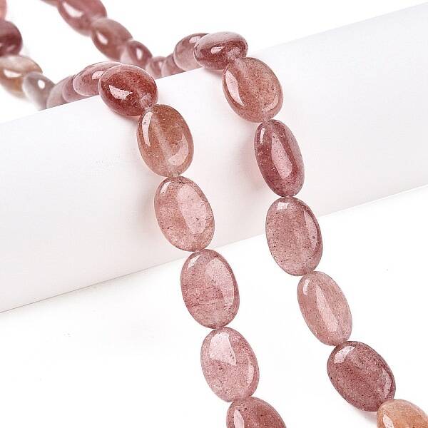 Natural Strawberry Quartz Beads Strands