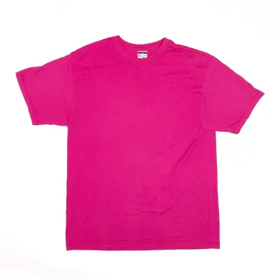 JERZEES T-Shirt Pink Short Sleeve Womens L