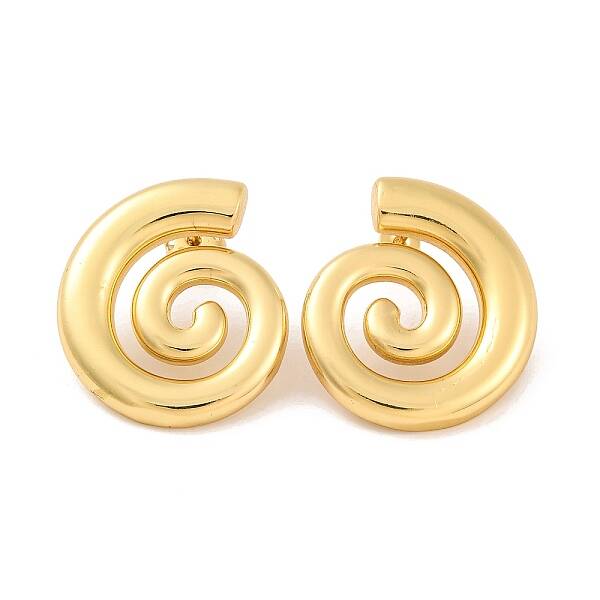 Brass Stud Earrings for Women