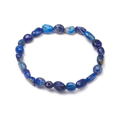 Natural Lapis Lazuli Stretch Beaded Bracelets