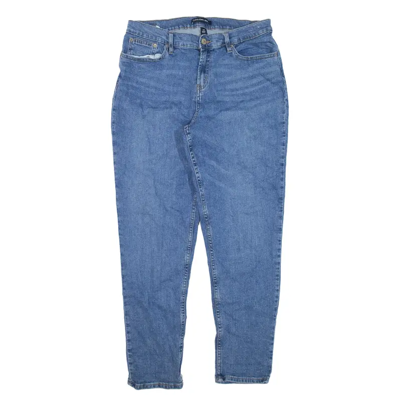 CALVIN KLEIN Mid Rise Jeans Blue Denim Slim Boyfriend Womens W31 L27