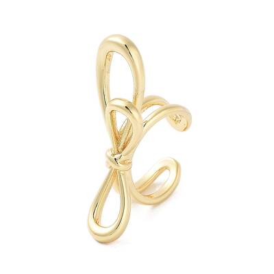 Rack Plating Brass Open Cuff Rings
