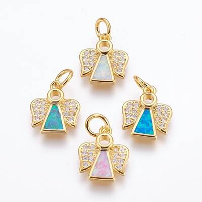 Brass Cubic Zirconia Pendants
