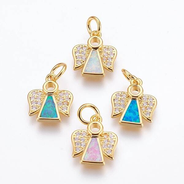 Brass Cubic Zirconia Pendants