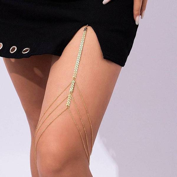 Shell Shape Tassel Alloy Thigh Chain