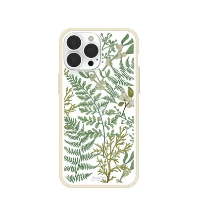 Clear Herbarium iPhone 13 Pro Max Case With London Fog Ridge