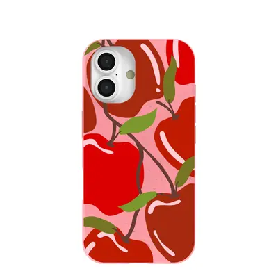 Bubblegum Pink Apple of My Eye iPhone 16 Case