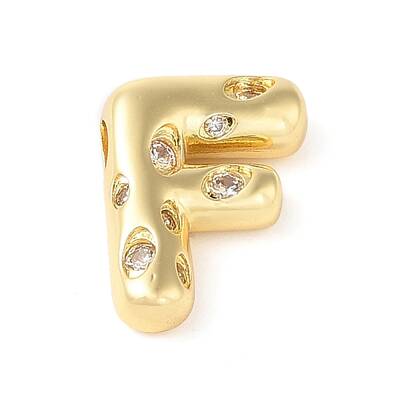 Brass Micro Pave Clear Cubic Zirconia Pendant
