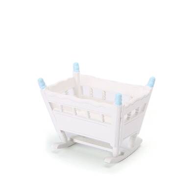 Wooden Cradle Miniature Ornaments