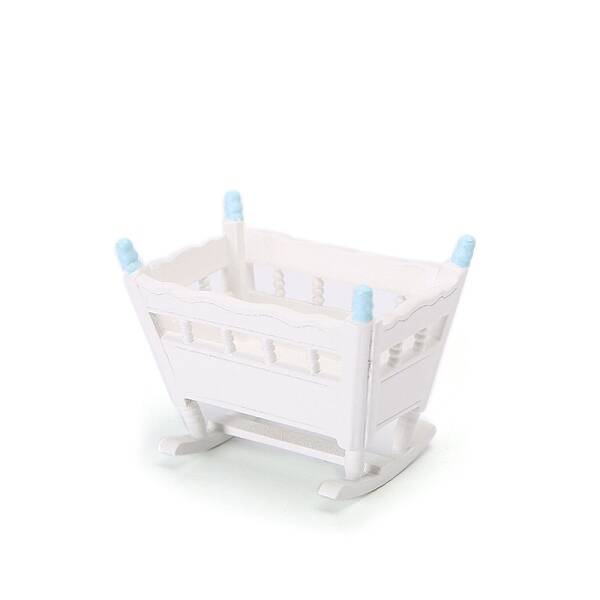 Wooden Cradle Miniature Ornaments