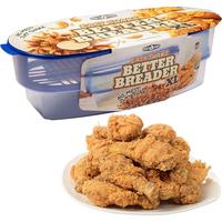 Cook's Choice XL Original Better Breader Batter Bowl- All-in-One Mess Free Breading Station Tool- Great for Parties & Easy Co...