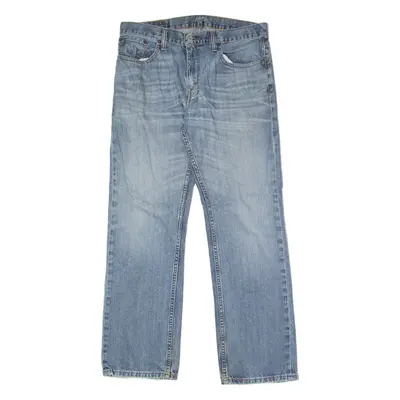 LEVI'S Mens Jeans Blue Regular Straight Stone Wash W33 L32