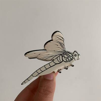 Dragonfly Acetate Hair Clip
