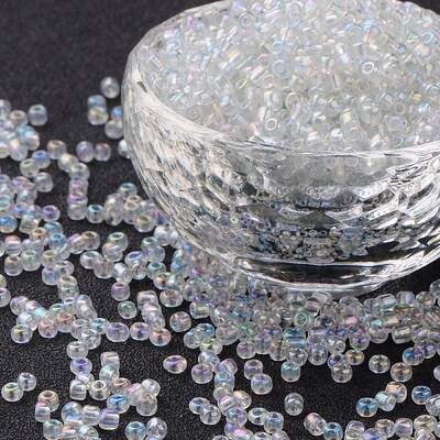 (Repacking Service Available) Round Glass Seed Beads