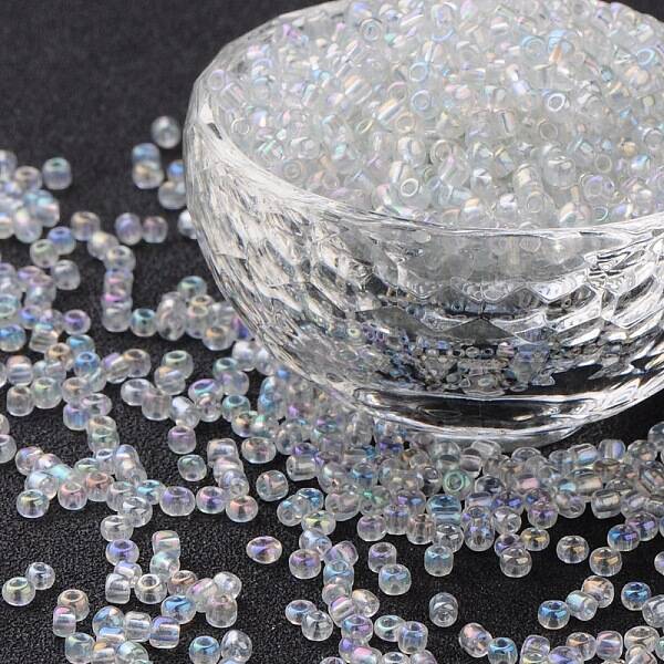 (Repacking Service Available) Round Glass Seed Beads