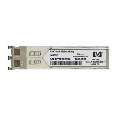 J4859B HP ProCurve X121 1Gb/s 1000Base-LX Single-Mode Fibre 1310nm 3km Duplex LC Connector SFP (mini-GBIC) Transceiver Module
