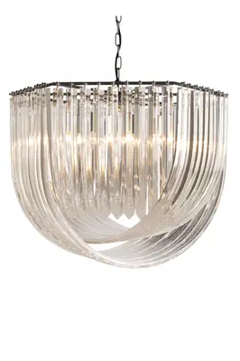 Lucite Loop Chandelier | Eichholtz Hyeres