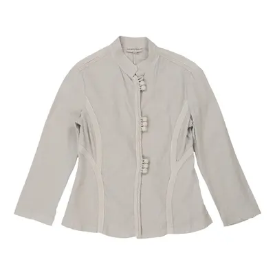Emporio Armani Jacket - Small Beige Linen Blend | Size: small