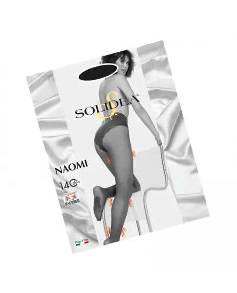 Solidea Naomi 140 Denier Sheer Tights Compression 18 21mmHg Moka 4L