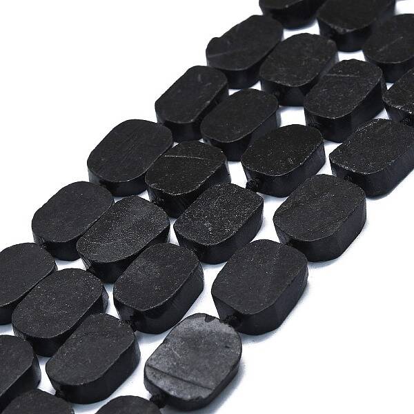Natural Shungite Beads Strands