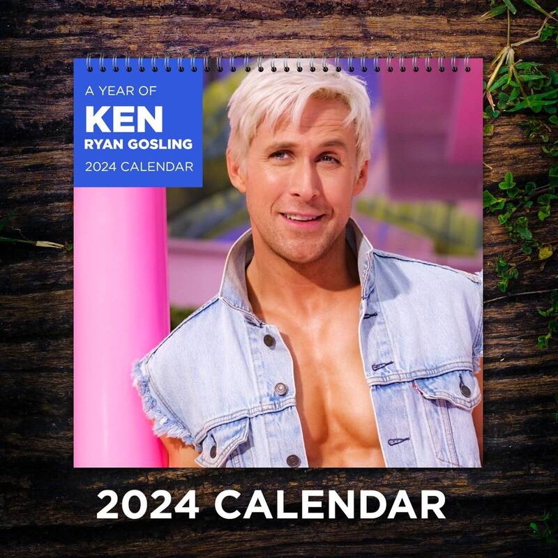 Ken Calendar 2024 | Celeb Calendar | Ken - Ryan Gosling 2024 Celebrity Wall Calendar