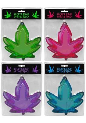 Potleaf Ashtray 4pk Assort