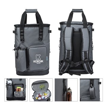 5 Promotional iCOOL Paradise Backpack Cooler - 30Hr Cold & 40-Can