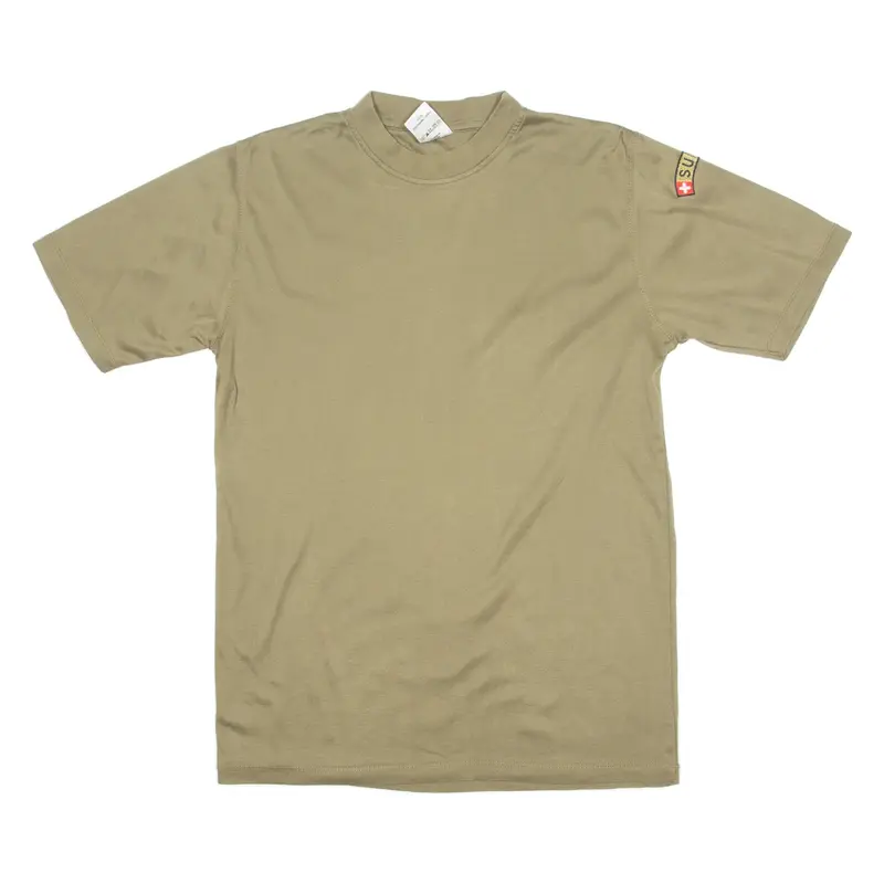 Switzerland Mens T-Shirt Green Crew Neck M