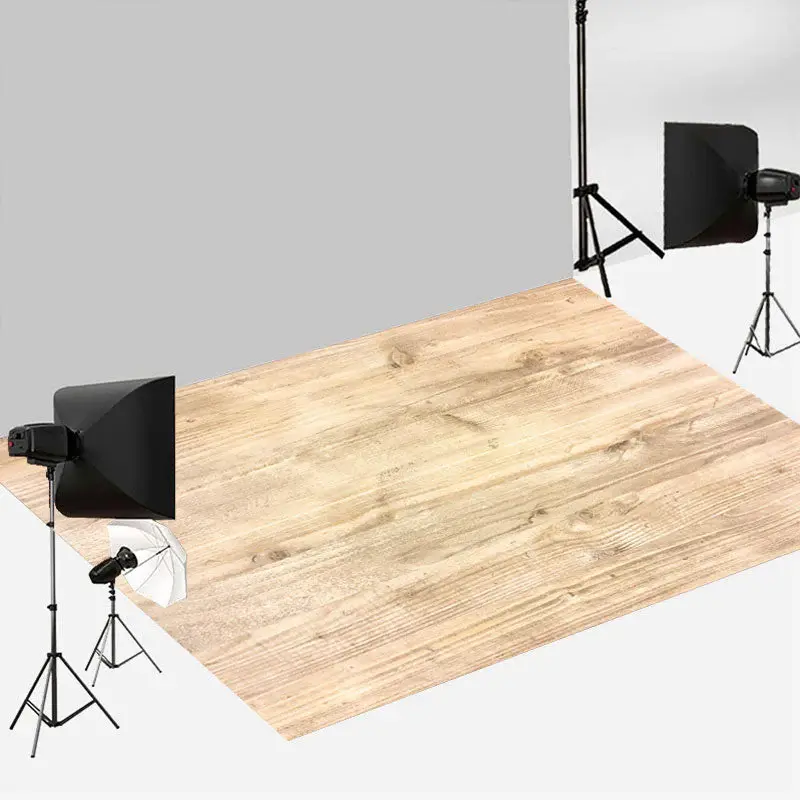 Aperturee Village Burlywood Wood Texture Photo Floor Backdrop | Fabric Floor For Photography | Floor Photography Background |...