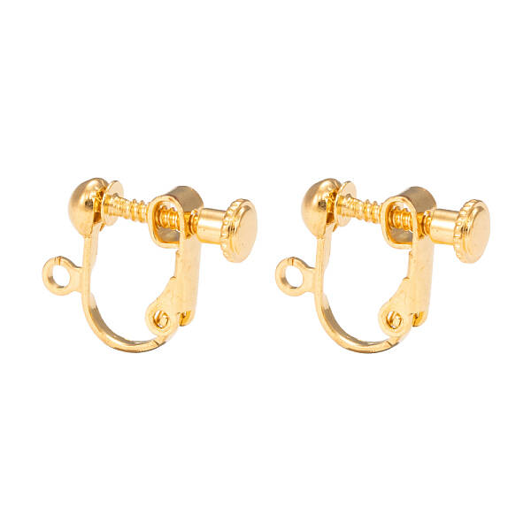 Brass Screw On Clip-on Earring Findings